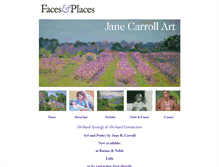 Tablet Screenshot of janecarrollart.com